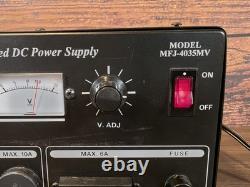 MFJ Enterprises MFJ-4035MV Adjustable Ham Radio Power Supply 0-15 V 30 Amp Works