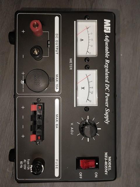 Mfj Model Mfj-4035mv Adjustable Regulated Power Supply 0-20v 0-40 Amp Nos