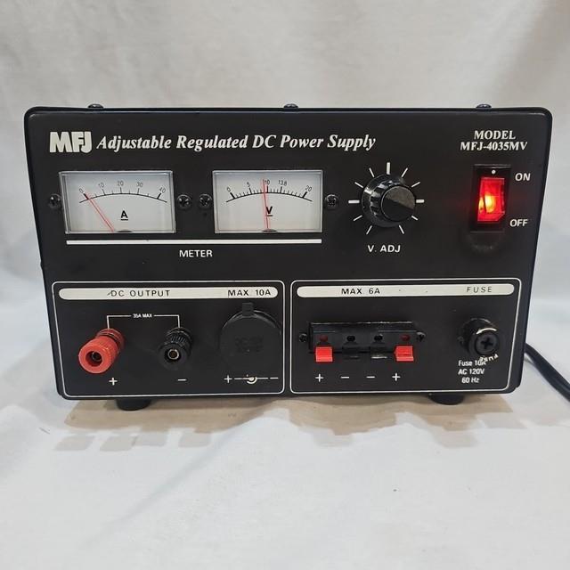 Mfj Model Mfj-4035mv Adjustable Regulated Power Supply 0-20v 0-40 Amp Works