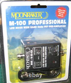 MOONRAKER M100 PROFESSIONAL 24-2300MHz PRE-AMPLIFIER MOONRAKER M100 PROFESSIONAL 24-2300MHz PRE-AMPLIFIER