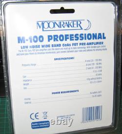 MOONRAKER M100 PROFESSIONAL 24-2300MHz PRE-AMPLIFIER MOONRAKER M100 PROFESSIONAL 24-2300MHz PRE-AMPLIFIER