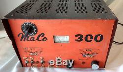 MaCo 300 Linear Ham Amateur Radio Tube Amp CB Base Station Pumpkin Face Orange