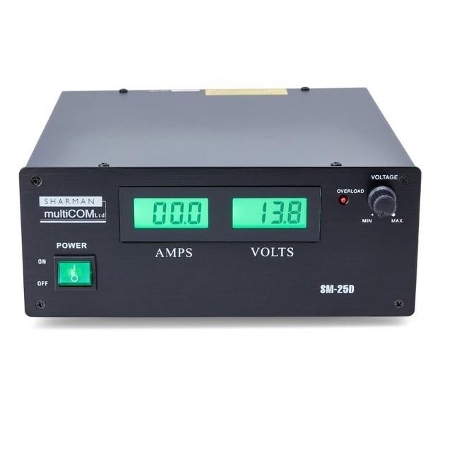 Maas Jetfon Kpo Sharman Sm25 D Switch Mode Power Supply 25 Amp Lcd V/a Meter Psu