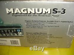 Magnum S-3 Am/fm In Box / 50watts Pep / Topgun Modulator / #1truckers Choice