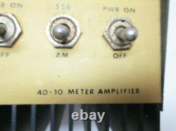 Marko 75 AM SSB Linear 40-10 Meter Amplifier CB HAM RADIO AMP UNIT MARCO 75