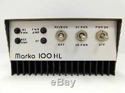 Marko Model 100HL Mobile Ham Radio Amplifier in Clean Working Condition