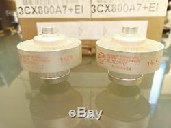 Matched Pair EIMAC 3CX800 A7 NOS! Never used