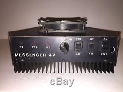 Messenger 4V Ham Radio Amplifier With Fan Tested & Works