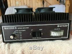 Metron 1000b Linear Amplifier Ham Radio Equipment Rare! Hard To Find