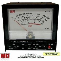 Mfj-868b, Giant Hf+ 6m, Peak Reading Swr/wattmeter, 1.8-54 Mhz, 2000 Watts