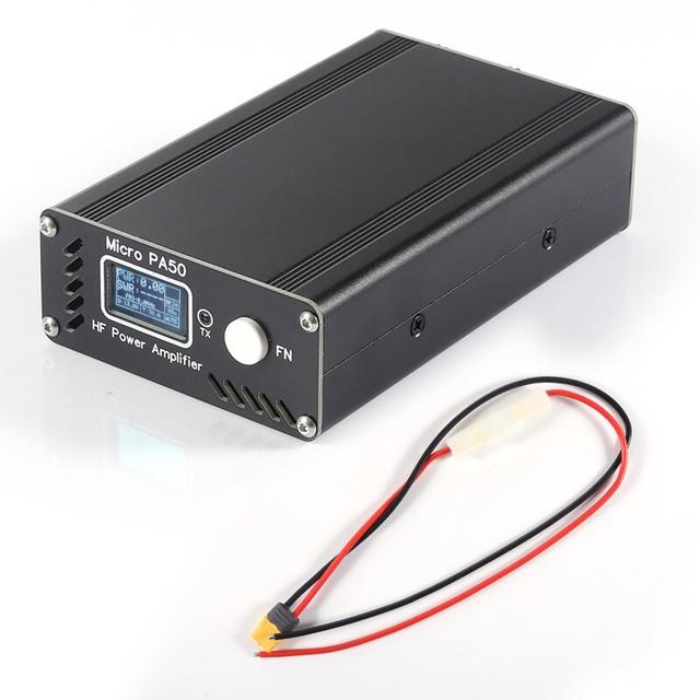Micro Pa50 50w Shortwave Hf Power Amplifier With Power / Swr Meter + Lpf Filter
