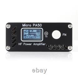 Micro PA50 50W Shortwave HF Power Amplifier with Power / SWR Meter + LPF Filter
