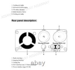 Micro PA50 50W Shortwave HF Power Amplifier with Power / SWR Meter + LPF Filter