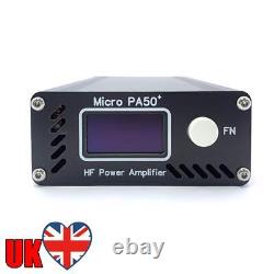 Micro PA50 PLUS HF Power Amplifier 50W 3.5MHz-28.5MHz 1.3-Inch OLED Screen