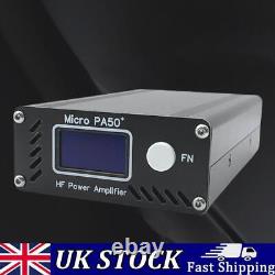 Micro PA50 PLUS SW HF Power Amplifier 3.5MHz-28.5MHz 1.3-Inch OLED Screen