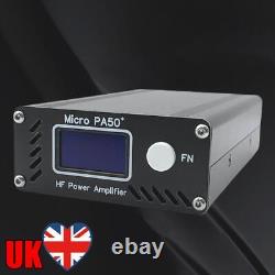 Micro PA50 PLUS SW HF Power Amplifier 50W with Power / SWR Meter + LPF Filter