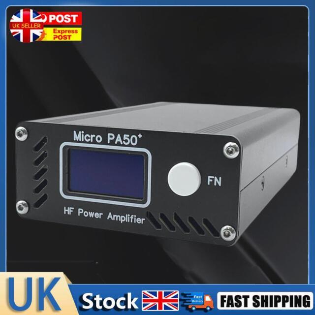 Micro Pa50 Plus Sw Hf Power Amplifier With Power / Swr Meter + Lpf Filter Uk