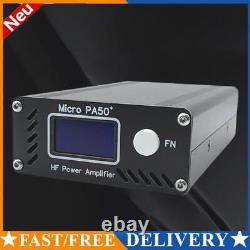 Micro PA50 PLUS Shortwave HF Power Amplifier 50W 1.3-Inch OLED Screen for Radio