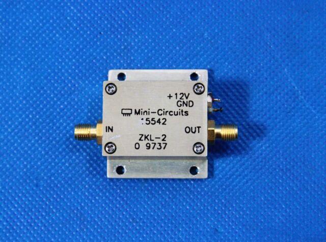 Mini Circuits Zkl-2 15542 Amplifier Wideband 12v