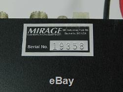 Mirage B5016G 144-148MHz SSB FM 50W-in 160W-out with Preamp (works well) SN 19358