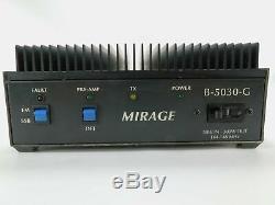 Mirage B-5030-G 2-Meter FM CW SSB Ham Radio Amplifier with Power Cord SN 25931