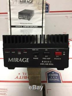 Mirage Communications B 2518 G Amplifier Ham Radio 2 Meter Radio