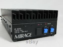 Mirage D-3010 430-450MHz FM SSB Ham Radio Amplifier with Box (works great)