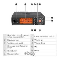 Mobile Radio UV Dual Band Base Standby Car Vehicle with Cable Replacement for