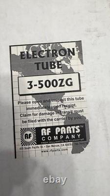 NOS Eimac 3-500z 3-500SG Transmitting Tube US MADE RF Parts Box Ham Radio