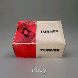 NOS Turner Super Sidekick Amplified Base Station Mic TESTED 4-Pin Box & Papers