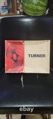 NOS Turner Super Sidekick Amplified Base Station Mic TESTED 4-Pin Box & Papers