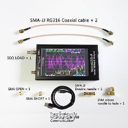 NanoVNA-F 1.5GHZ VNA HF VHF UHF Vector Network Antenna Analyzer + 4.3 LCD + Case