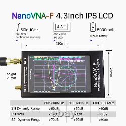 NanoVNA-F 1.5GHZ VNA HF VHF UHF Vector Network Antenna Analyzer + 4.3 LCD + Case