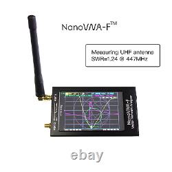 NanoVNA-F 1.5GHZ VNA HF VHF UHF Vector Network Antenna Analyzer + 4.3 LCD + Case