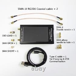 NanoVNA-F 1.5GHZ VNA HF VHF UHF Vector Network Antenna Analyzer + 4.3 LCD + Case