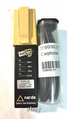 Narda RadMan XT Personal RF Monitor 2251/06 Signal Receiver Narda RadMan XT Personal RF Monitor 2251/06 Signal Receiver