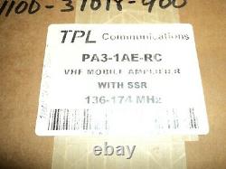 New TPL VHF 136 172 Mhz Mobile Power Amplifier 100 Watt Out PA3-1AE -RC