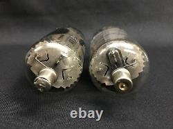 PAIR GE 8950 Gray Plate PENTODE AMPLIFIER Ham Radio VACUUM TUBES Tested T. 2215-D