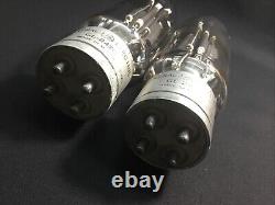 PAIR GE GL 242C Transmitting RADIO HAM Vacuum Tubes HICKOK TESTED Y. 7869
