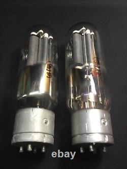 PAIR GE GL 242C Transmitting RADIO HAM Vacuum Tubes HICKOK TESTED Y. 7869