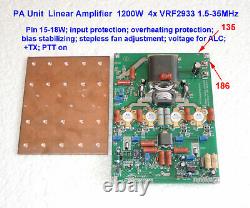 PA Unit 900-1300W Linear Amplifier 4x SD2933, SD2943, VRF2933, MRF150