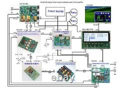 PA Unit module 1200W 1.5-35 MHz Linear Amplifier 4x VRF2933