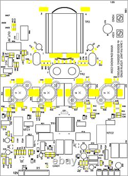 PA Unit module 1200W 1.5-35 MHz Linear Amplifier 4x VRF2933