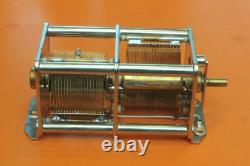 PHILIPS AIR VARIABLE CAPACITOR 2 x 500pF TOTAL 1nF 1500V HIGH QUALITY