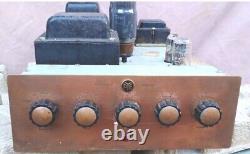 PYE HF25 Audio Mono Amplifier Vintage Tube Valve UK British Made HEAVY Unit