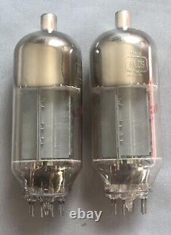 Pair RCA 6LQ6 6JE6C Tubes Ham Radio Transmitter Amplifier Final Matched 1969