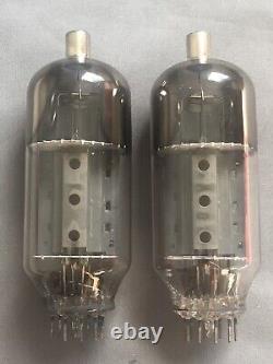 Pair RCA 6LQ6 6JE6C Tubes Ham Radio Transmitter Amplifier Final Matched 1969