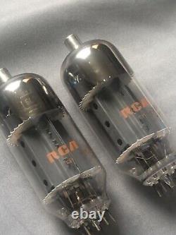 Pair RCA 6LQ6 6JE6C Tubes NOS Ham Radio Transmitter Amplifier Final Matched 1969