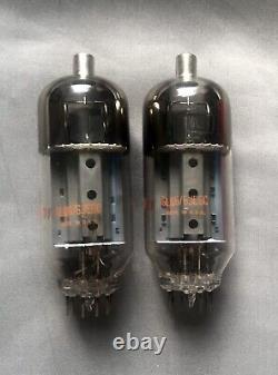 Pair RCA 6LQ6 6JE6C Tubes NOS Ham Radio Transmitter Amplifier Final Matched 1969