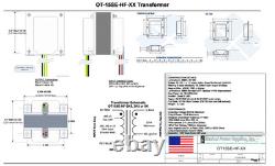 Pair of OT15SE-HF-5KUL SE HiFi Output Xfmr 5K x 4/8Ohm 40%UL 65mADC